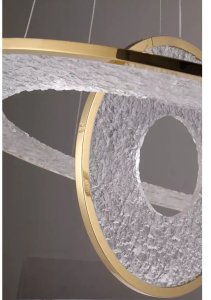 Lampa wisząca MAXlight Wisząca lampa glamour ALEXIA P0638D LED 45W 3000K talerze złote 2