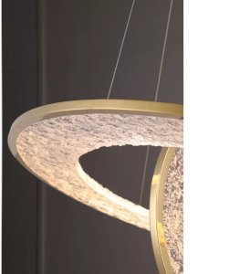 Lampa wisząca MAXlight Wisząca lampa glamour ALEXIA P0638D LED 45W 3000K talerze złote 3