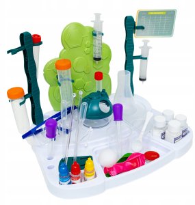 click4TOYS Laboratorium Chemiczne Dla Dzieci Stolik 30 Eksperymentów Kolorowa Piana 3