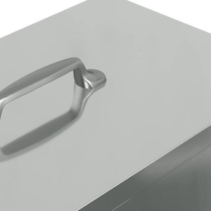 vidaXL vidaXL Karmnik dla kur Srebrny 20 x 25 x 35 cm Stal Galwanizowana 7