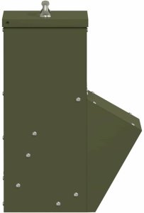 vidaXL vidaXL Karmnik dla kur Zielony oliwkowy 20 x 25 x 35 cm 5