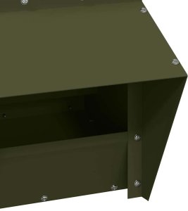 vidaXL vidaXL Karmnik dla kur Zielony oliwkowy 20 x 25 x 35 cm 6
