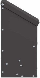 vidaXL vidaXL Karmnik dla kur Czarny 21 x 16 x 33 cm Stal zimnowalcowana 5