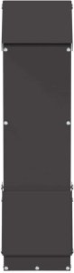 vidaXL vidaXL Karmnik dla kur Czarny 13 x 12 x 51 cm Stal zimnowalcowana 5