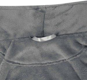 vidaXL vidaXL Szlafrok bez kaptura Ciemnoszary xxl Flanela 6