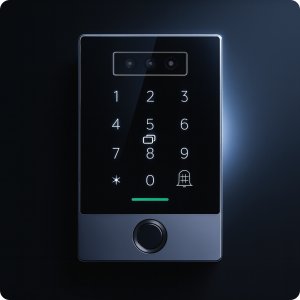 Spreest Zamek elektroniczny wideodomofon do drzwi furtki na kod szyfr WiFi TTLOCK 3