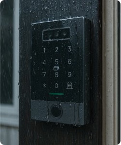 Spreest Zamek elektroniczny wideodomofon do drzwi furtki na kod szyfr WiFi TTLOCK 4