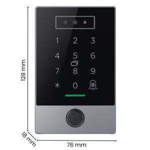 Spreest Zamek elektroniczny wideodomofon do drzwi furtki na kod szyfr WiFi TTLOCK 6