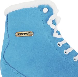 Roces Łyżwy figurowe Suede Eco-Fur* niebiesko-białe 450702 004 37 5