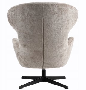 Mebel Elite Fotel wypoczynkowy Louis taupe szenil obrotowy LOFT do salonu gabinetu 8
