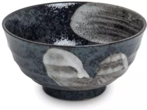 Edo Japan Zestaw misek do udonu czarno-szarych, Ansen 4 elementy - Edo Japan 2