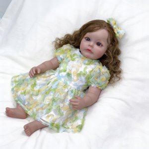 Happy Kiddo Śpiąca Lalka Alicja Reborn 55 cm Jak Prawdziwe Niemowlę Realistyczna Brader 8