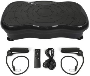 ExtraLink Moonwalk Spin Move Platofrma Wibracyjna do Ćwiczeń Fitness 200W czarna 2