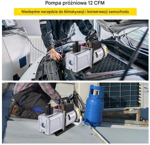 Marina Pompa próżniowa 1-stopniowa 12CFM 340L/min 6,35mm - serwis klimatyzacji 7