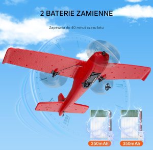 Samolot zdalnie sterowany TW Samolot zdalnie sterowany Cessna + pilot 3