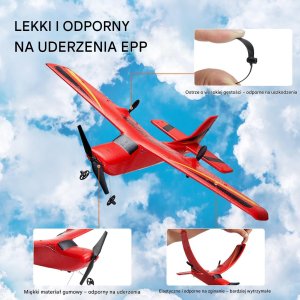 Samolot zdalnie sterowany TW Samolot zdalnie sterowany Cessna + pilot 5