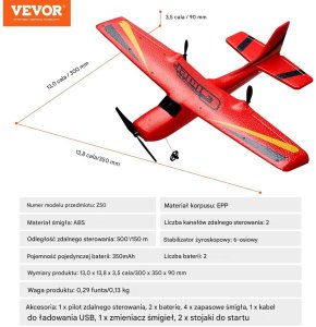 Samolot zdalnie sterowany TW Samolot zdalnie sterowany Cessna + pilot 6