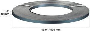 Faster Tools Taśma stalowa do pakowania 19 mm 500 m wytrz. 770 kg  mocne spinanie palet 2