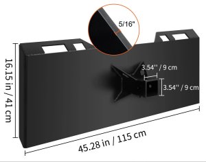 Crestron Płyta montażowa ładowarka traktor 115 cm 26kg do łyżek i wideł 2