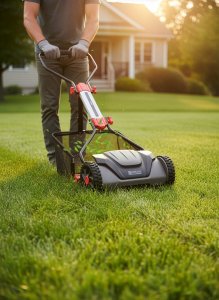 Kosiarka ręczna Hecht KOSIARKA RĘCZNA BĘBNOWA MECHANICZNA WRZECIONOWA PCHANA DUŻA KOSZ 30L 40CM LGASM-4042 6