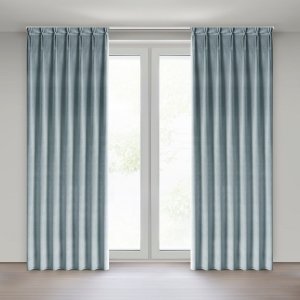 Vipro Group Zasłona gotowa MELANIE 80x270 szara welwet matowa FLEX 2