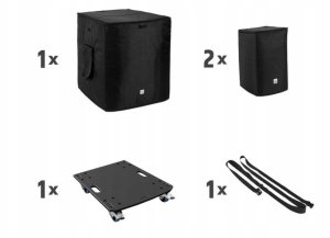 LD Systems LD Systems DAVE 15 G4X BAG SET zestaw pokrowców transportowych nylon 2