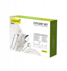 Maestro Komplet sztućców sztućce zestaw 72 elementy MAESTRO MR-1514-72 3