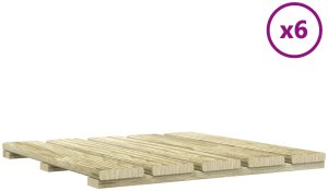 vidaXL vidaXL Płytka Tarasowa 6 pcs Zielony 50 x 50 cm 2