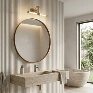 Kinkiet Toolight Kinkiet łazienkowy LED APP1900-1W 60cm Złoty Szczotkowany 7