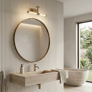 Kinkiet Toolight Kinkiet łazienkowy LED APP1899-1W 40cm Złoty Szczotkowany 7