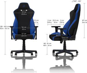 Fotel Nitro Concepts S300 Galactic niebieski (NC-S300-BB) 14