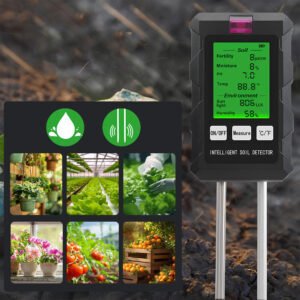 zakupytv.net Kwasomierz gleby tester podłoża pH ziemi miernik temperatury wilgotność 6w1 3