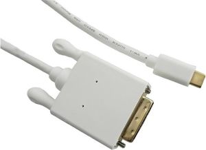Kabel USB Qoltec USB-C - 1 m Biały (50416) 2