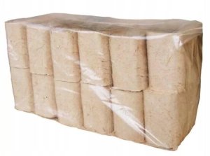 Trans-pal Brykiet liściasty RUF 10kg w kostce wartość opałowa 18 MJ/kg 2