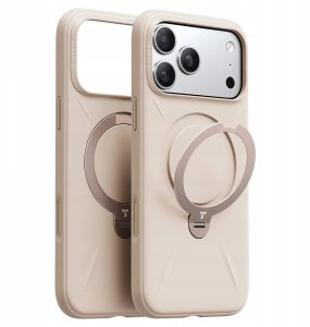 Amazingthing Torras Ostand Q3 Silicone, dessert gold - iPhone 17 Pro 3