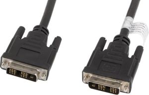 Kabel Lanberg DVI-D - DVI-D 1.8m czarny (CA-DVIS-10CC-0018-BK) 2