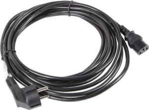 Kabel zasilający Lanberg CEE 7/7 - IEC 320 C13, 5m, czarny (CA-C13C-11CC-0050-BK) 2