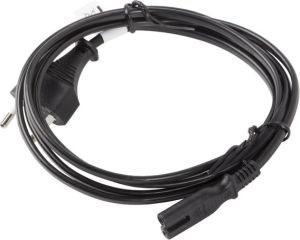 Kabel zasilający Lanberg radiowy CEE 7/16 - IEC 320 C7, 1.8m, czarny (CA-C7CA-11CC-0018-BK) 2