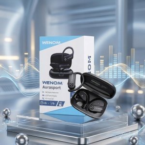 Słuchawki Wenom SŁUCHAWKI BEZPRZEWODOWE BLUETOOTH 5.4 PRO SPORTOWE DNR WENOM AURASPORT ANC 5