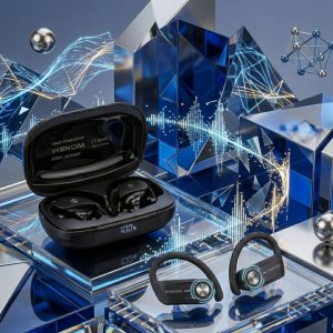 Słuchawki Wenom SŁUCHAWKI BEZPRZEWODOWE BLUETOOTH 5.4 PRO SPORTOWE DNR WENOM AURASPORT ANC 7
