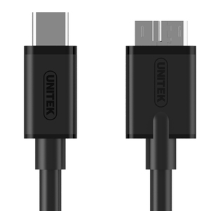 Kabel USB Unitek USB-C - microUSB 1 m Czarny (Y-C475BK) 2