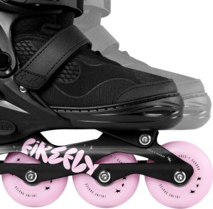 Spokey Łyżworolki Spokey Firefly czarno-różowe 946365-946366 35-38 4