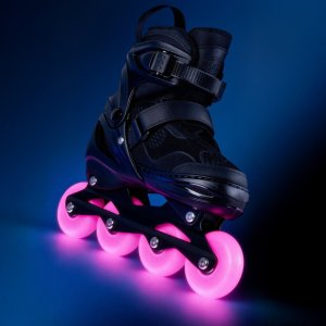 Spokey Łyżworolki Spokey Firefly czarno-różowe 946365-946366 35-38 7