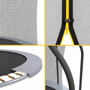 Rebel Trampolina REBEL Active PRO 15ft/465 cm, siatka, drabinka 4