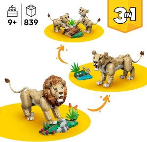 LEGO Creator Dzikie zwierzęta: Dumny lew (31386) 2