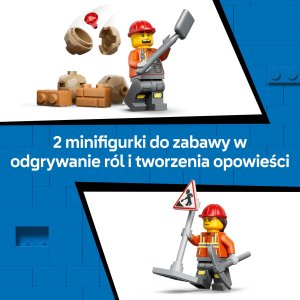 LEGO City Żółta koparko-ładowarka (60480) 5
