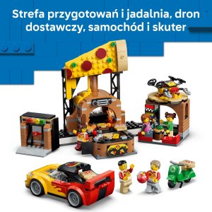 LEGO City Dostawa pizzy z pojazdami (60496) 3