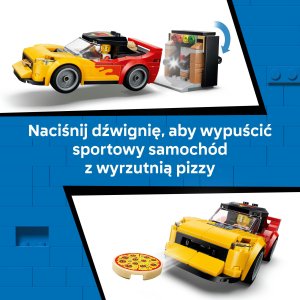LEGO City Dostawa pizzy z pojazdami (60496) 5
