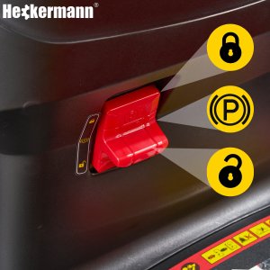 Traktor ogrodowy Heckermann Traktorek ogrodowy spalinowy kosiarka 12,5kM Heckermann Select 97cm SVTR97 z koszem 250L 4