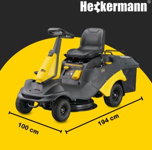 Traktor ogrodowy Heckermann Traktorek ogrodowy spalinowy kosiarka  6kM Heckermann Select 66cm SVTR66 z koszem 150L 4